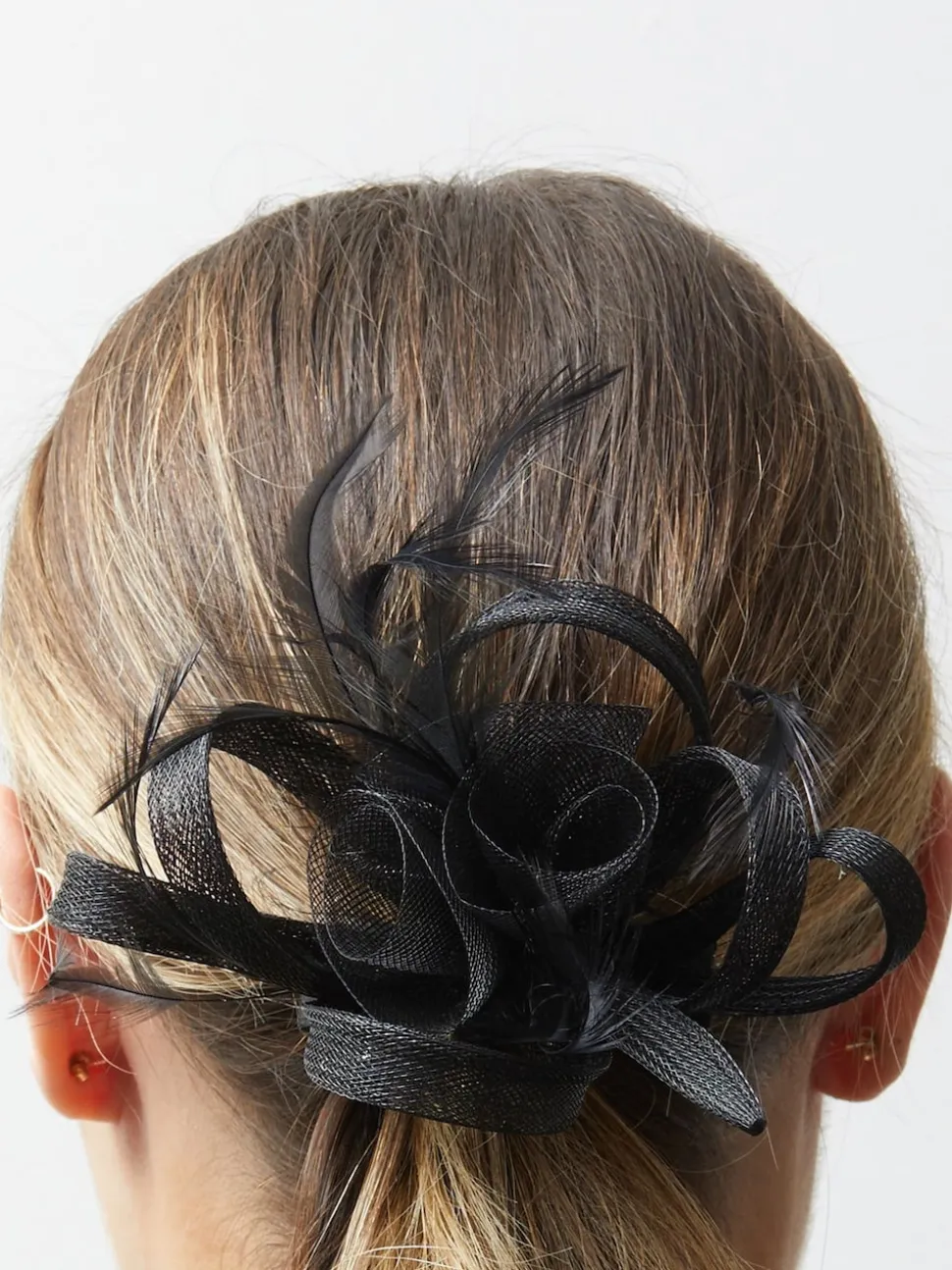 Zwart - Jon Richard - Kleine fascinator
