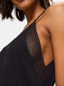 Zwart - KBX Ada Modal Cami Set