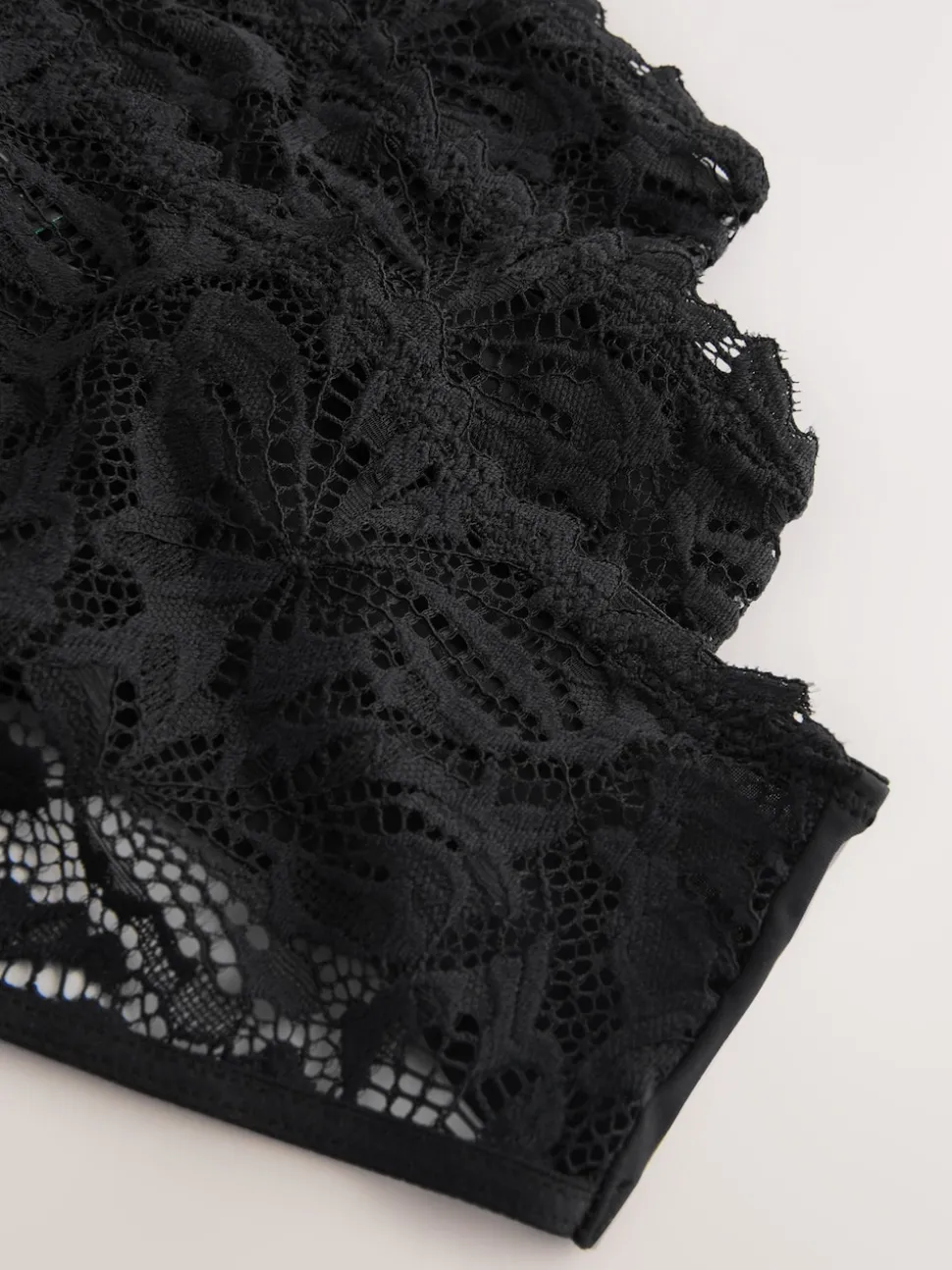 Zwart - Lace Front NVPL Knickers 3 Pack