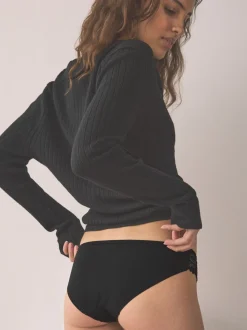 Zwart - Lace Front NVPL Knickers 3 Pack