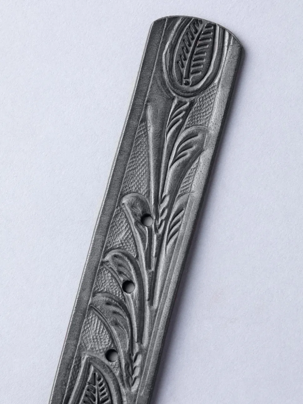 Zwart - Lakeland Leather - Leren riem met reliëf