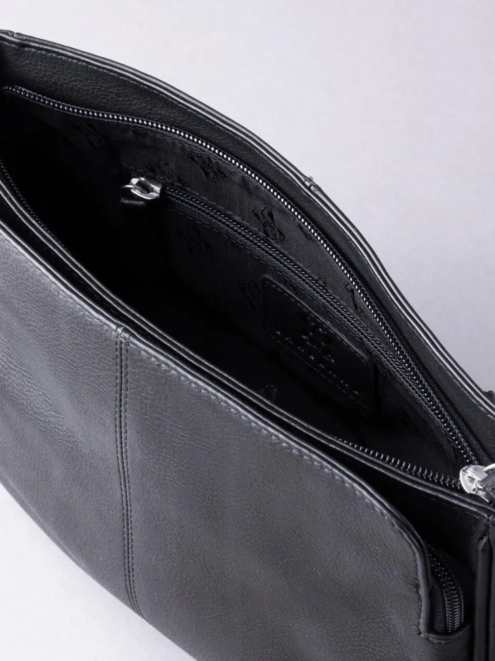 Zwart - Lakeland Leather Ambleside crossbodytas