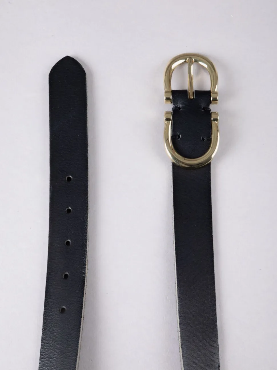 Zwart - Lakeland Leather Bowness Suède Riem met Dubbele Gesp