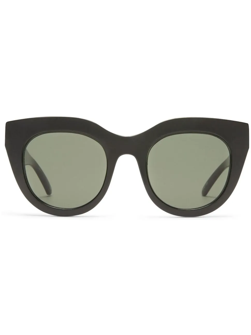Zwart - Le Specs Air Heart Sunglasses