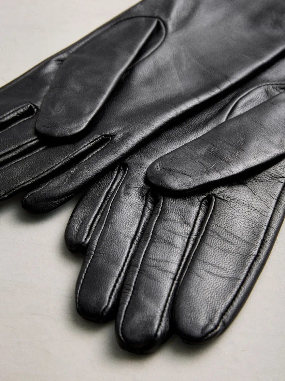 Zwart - Leren handschoenen