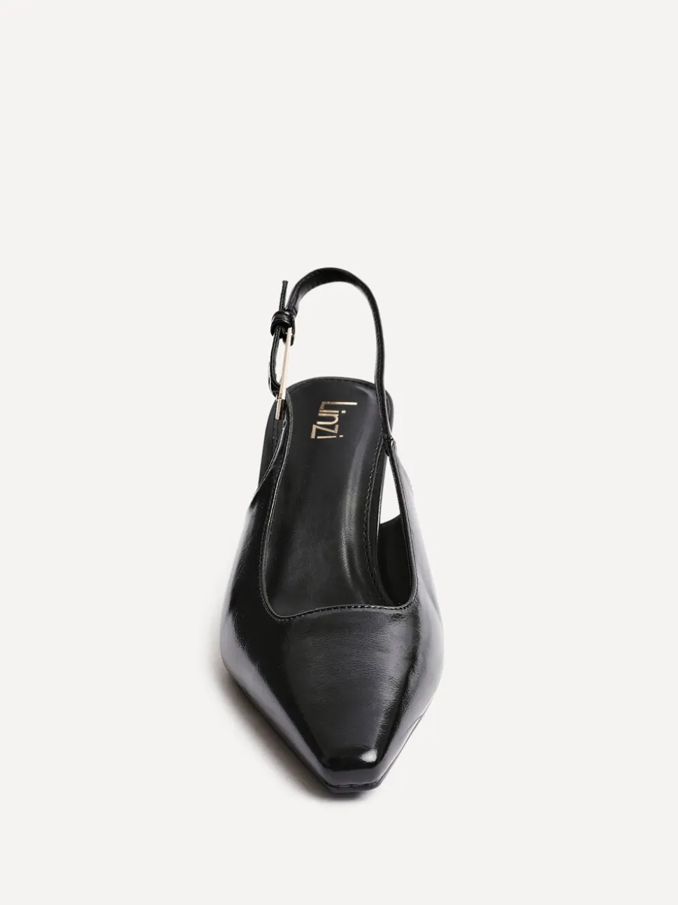 Zwart - Linzi Avani Stiletto Court Heels