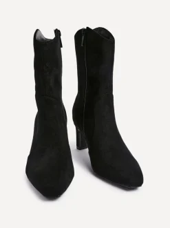 Zwart - Linzi Calabasas Block Heel Ankle Boots