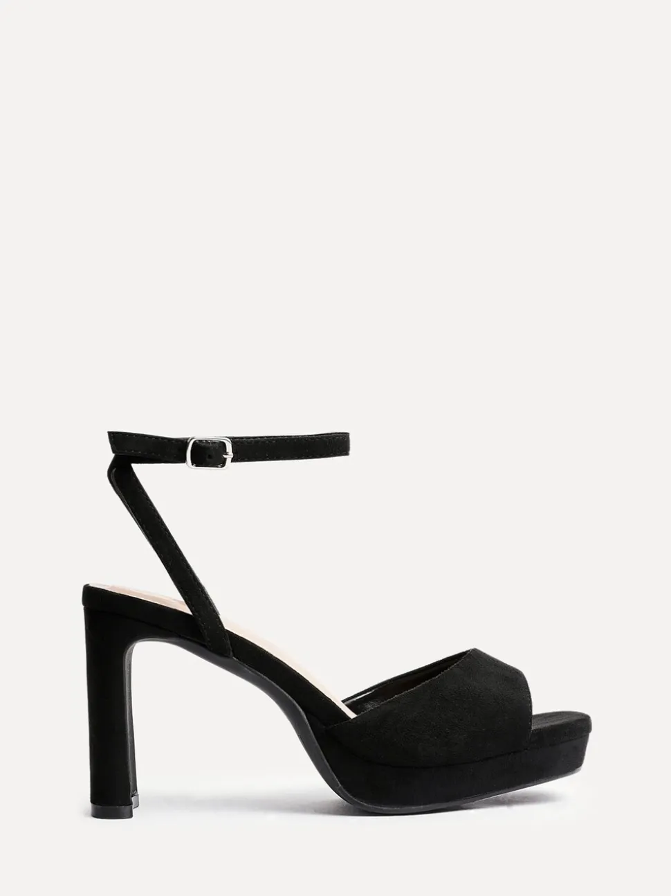 Zwart - Linzi Diva Platform Block Heels