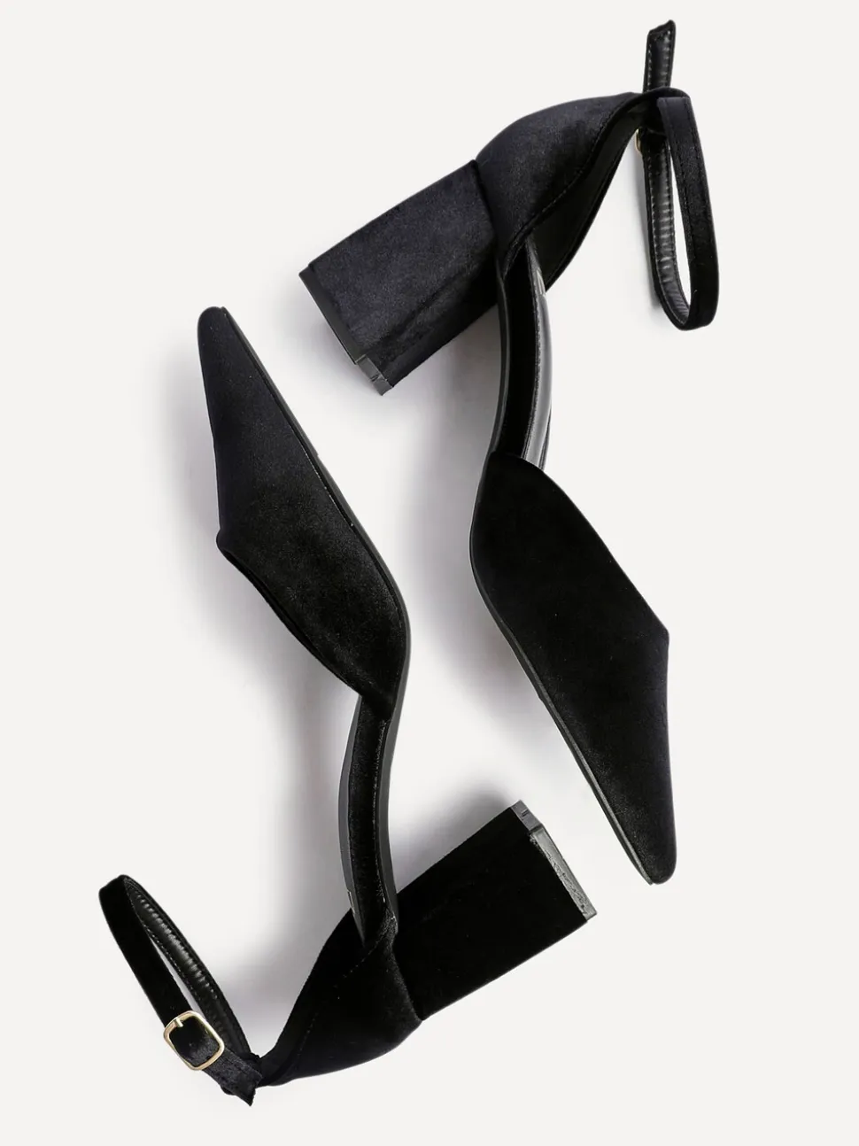 Zwart - Linzi Glam Classic Pointed Court Heels