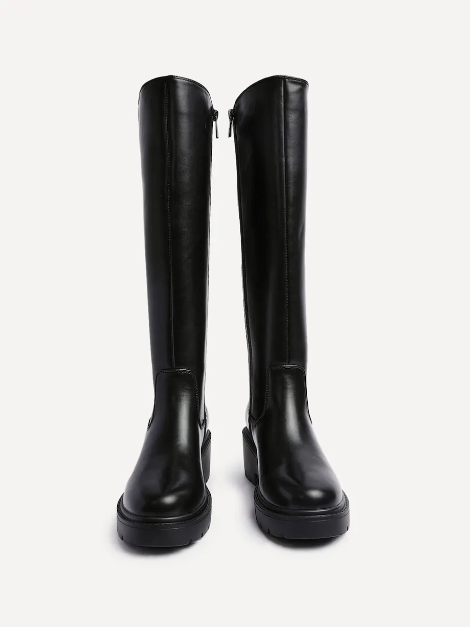 Zwart - Linzi Hyland High Leg Wedges Boots