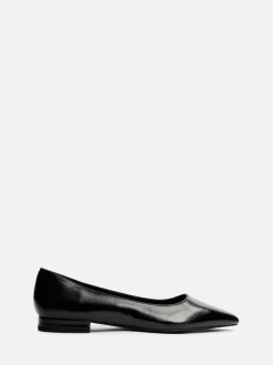 Zwart - Linzi Orian Pointed Toe Ballet Flats