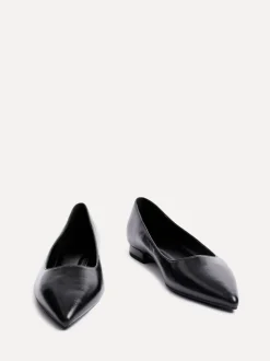 Zwart - Linzi Orian Pointed Toe Ballet Flats