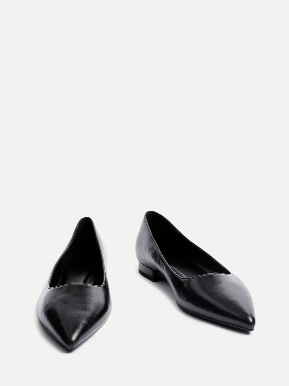 Zwart - Linzi Orian Pointed Toe Ballet Flats
