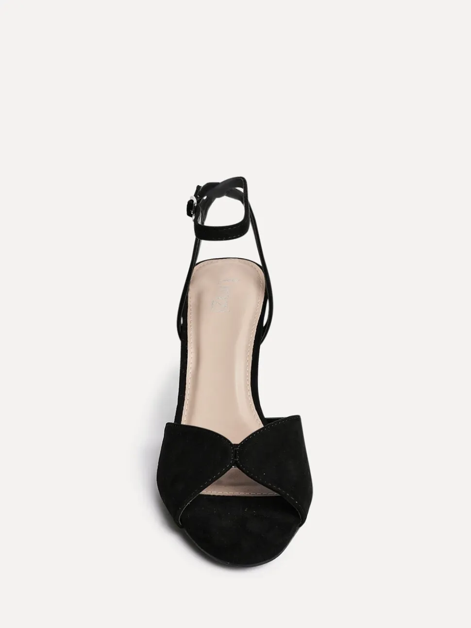 Zwart - Linzi Parlour Peep Toe Stiletto Heel Sandals