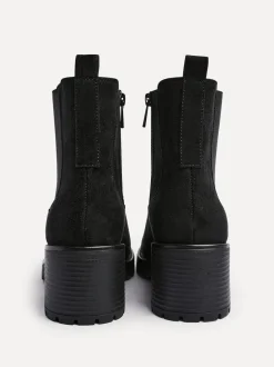 Zwart - Linzi Path Block Heel Chelsea Boots