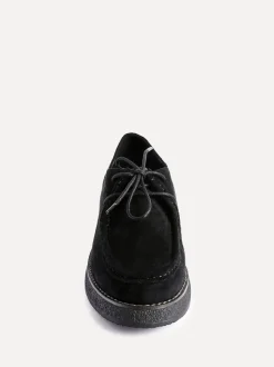 Zwart - Linzi Perth Laced Chunky Loafers