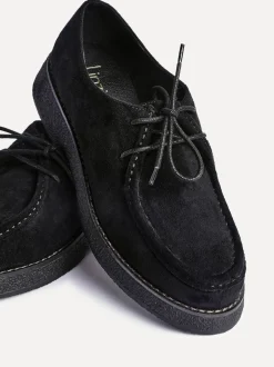Zwart - Linzi Perth Laced Chunky Loafers