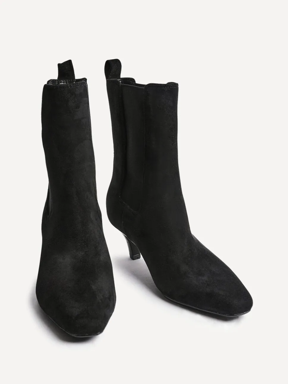 Zwart - Linzi Ritual Kitten Heeled Chelsea Boots