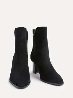 Zwart - Linzi Thorn Stacked Block Heel Ankle Boots