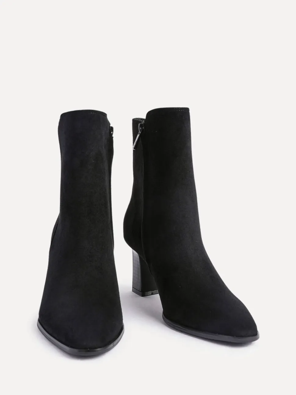 Zwart - Linzi Thorn Stacked Block Heel Ankle Boots