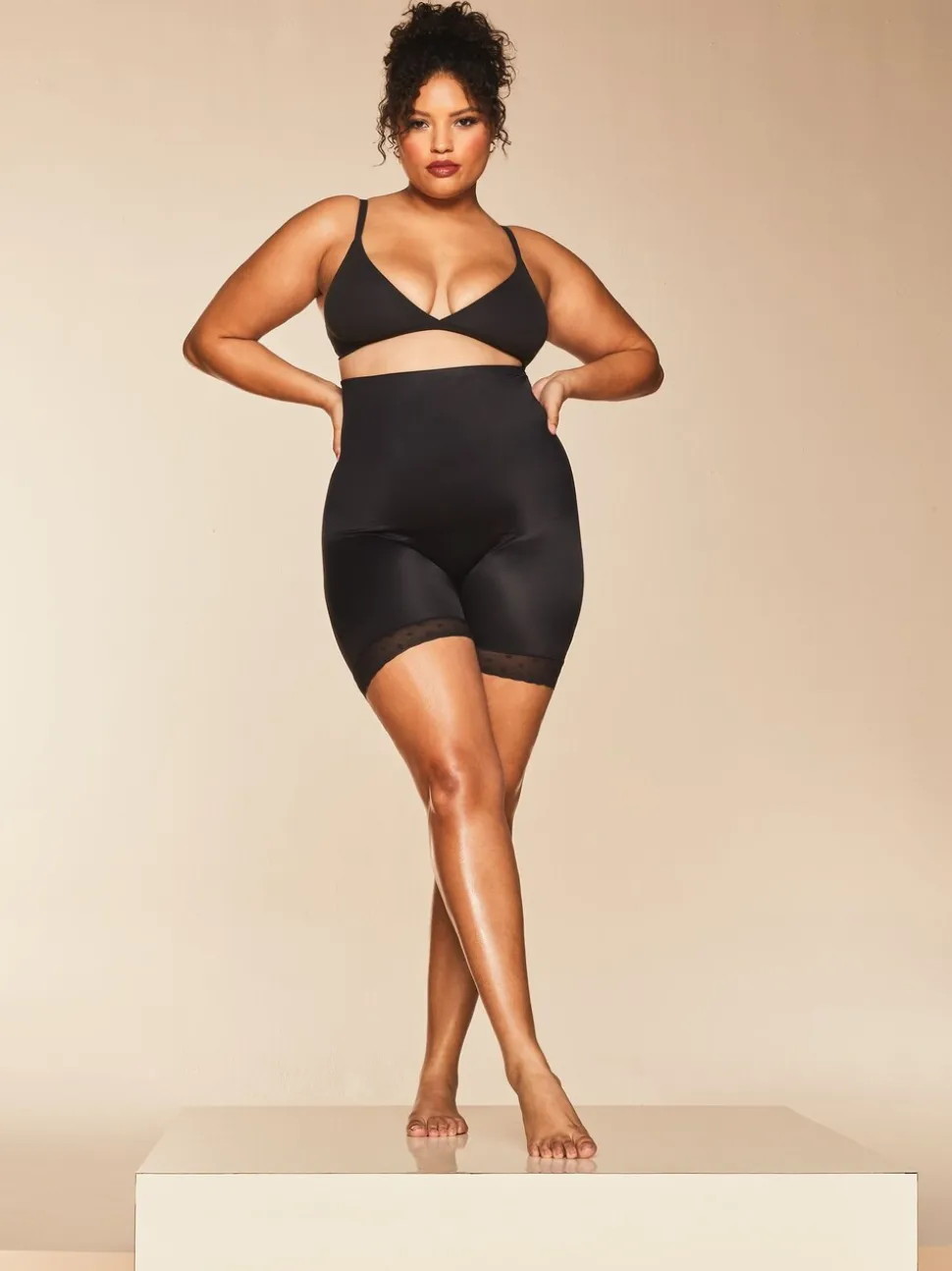 Zwart - Lipsy - Shapewear medium buikcorrigerende short