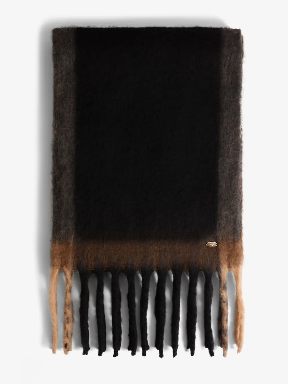 Zwart - Lipsy Cosy geborstelde sjaal