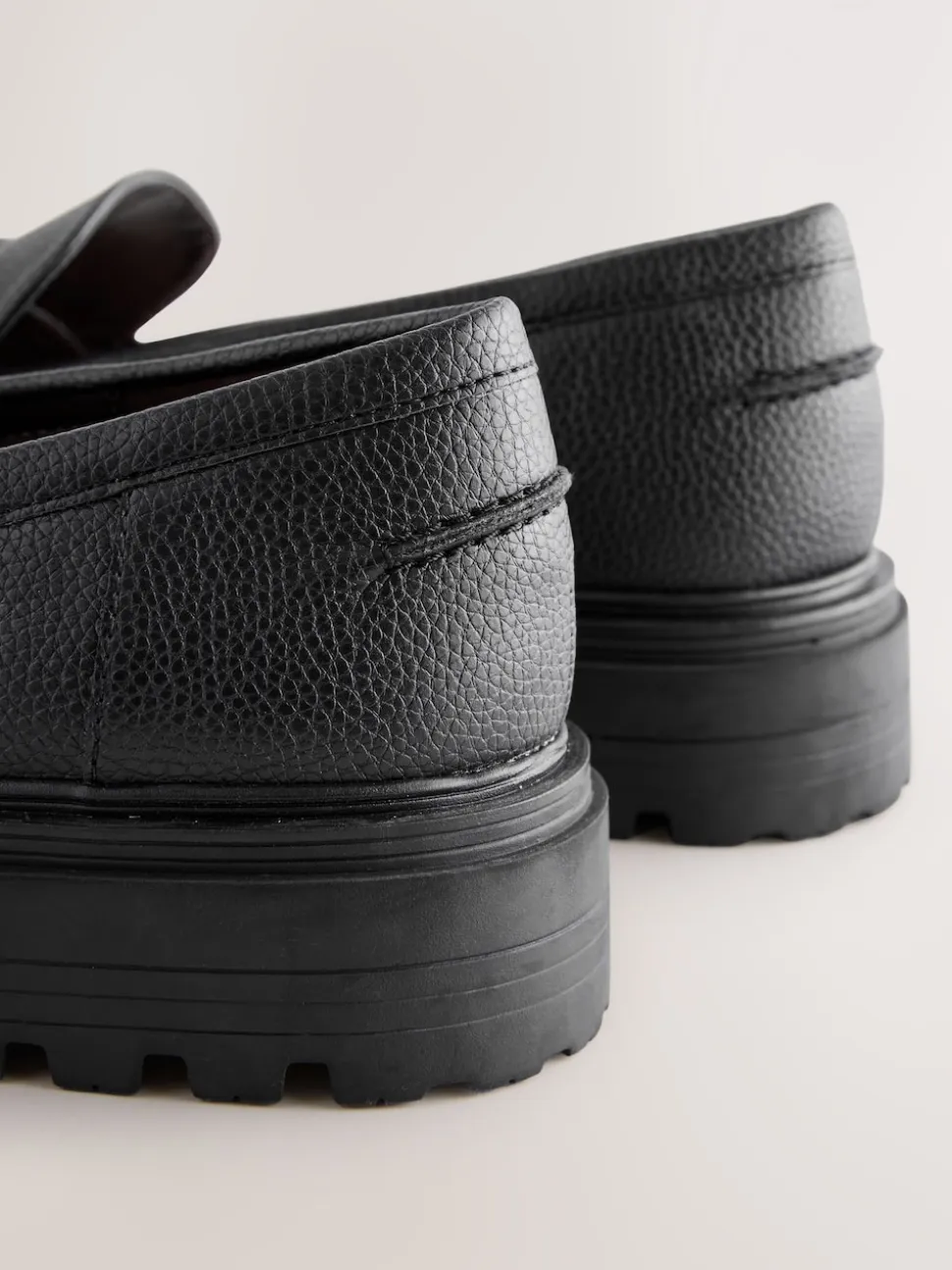 Zwart - Loafers met dikke zool