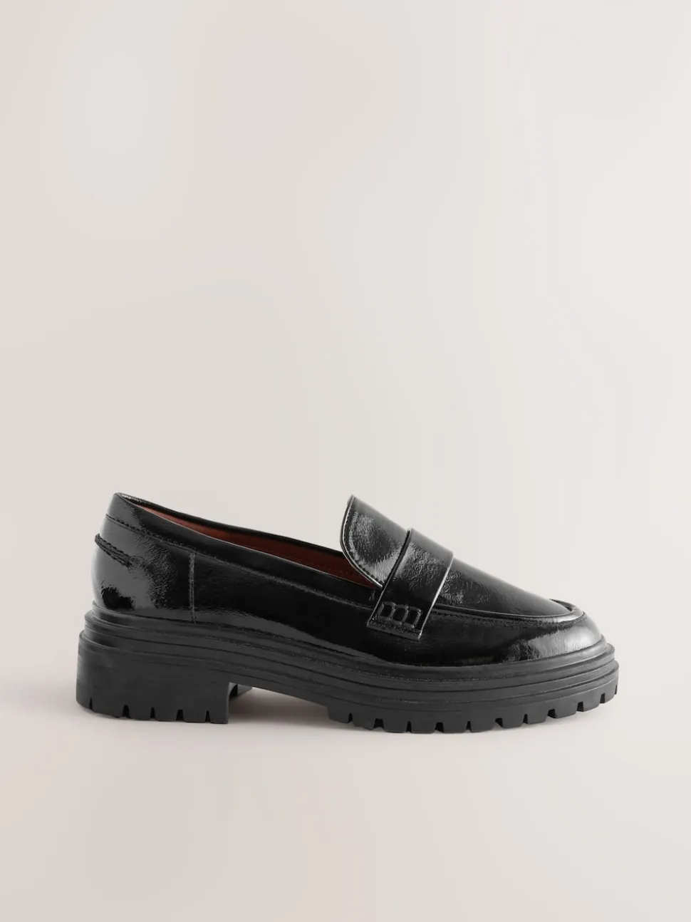 Zwart - Loafers met dikke zool