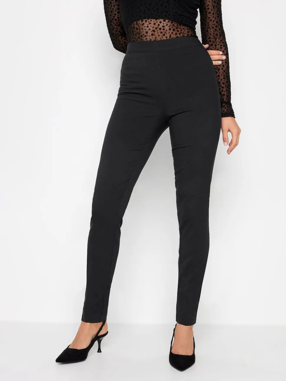 Zwart - Long Tall Sally - Skinny broek