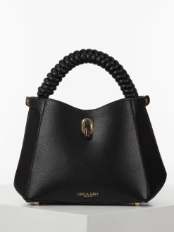 Zwart - Luella Grey Catherine Woven Handle Cross-Body Bag
