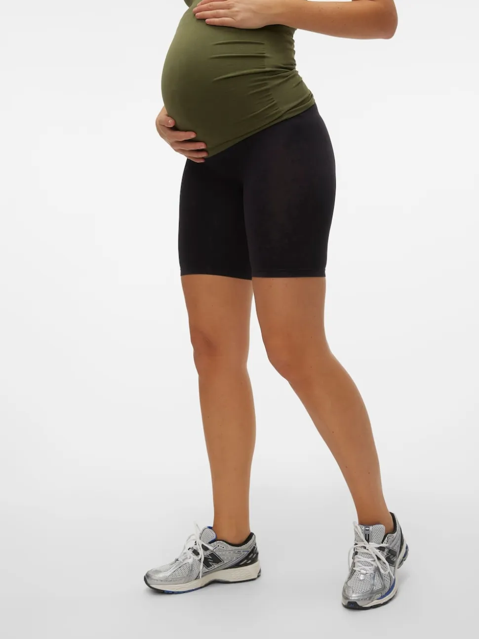 Zwart - Mamalicious Maternity Seamless Leggings