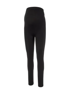 Zwart - Mamalicious Maternity Seamless Leggings