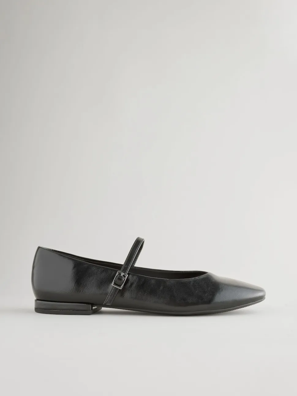 Zwart - Mary Jane-schoenen met ronde neus