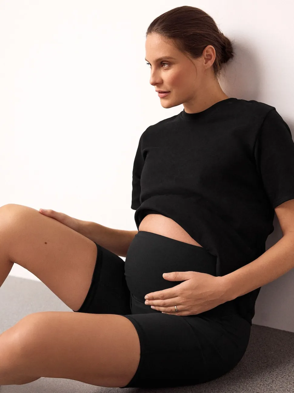 Zwart - Maternity Sports Shorts