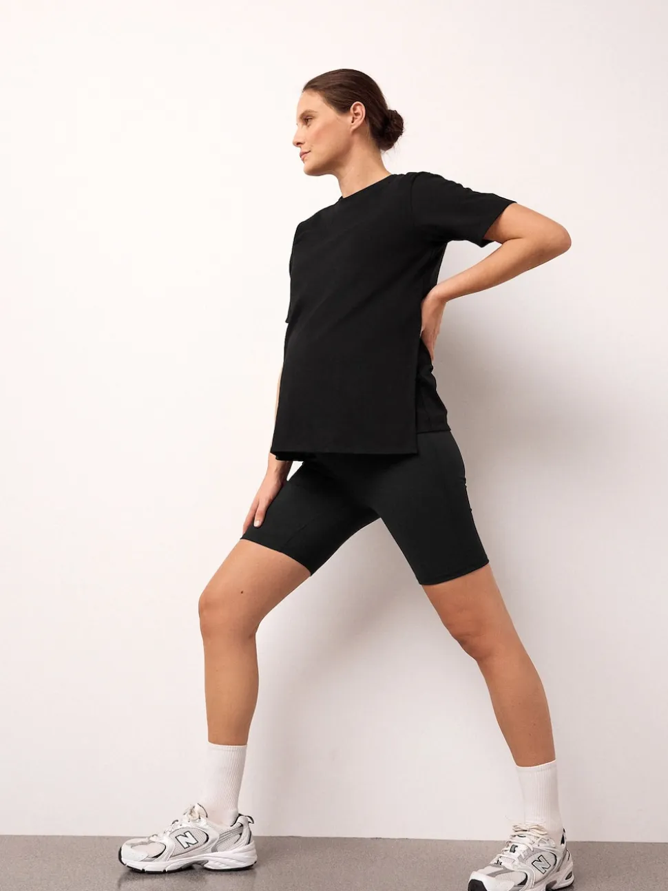 Zwart - Maternity Sports Shorts