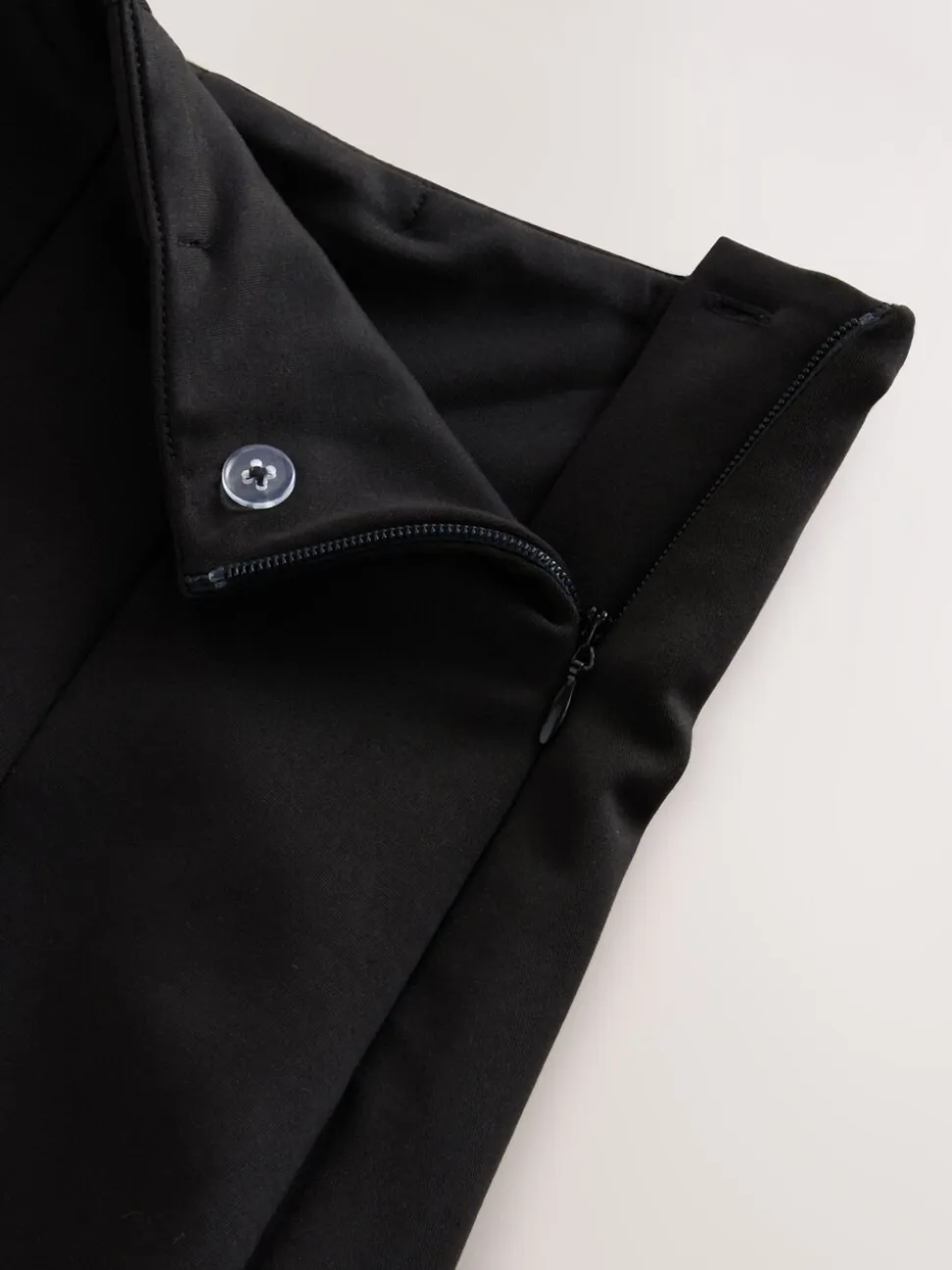 Zwart - Mini Jersey Pleated Skirt