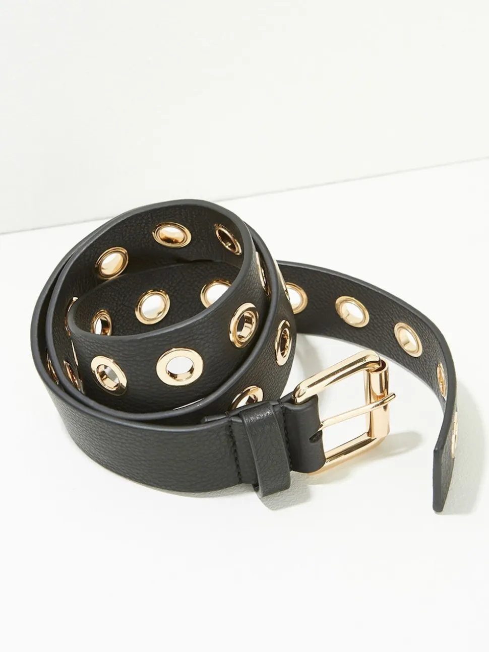 Zwart - Mint Velvet leren riem