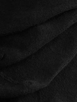 Zwart - Modal Invisible Socks 4 Pack