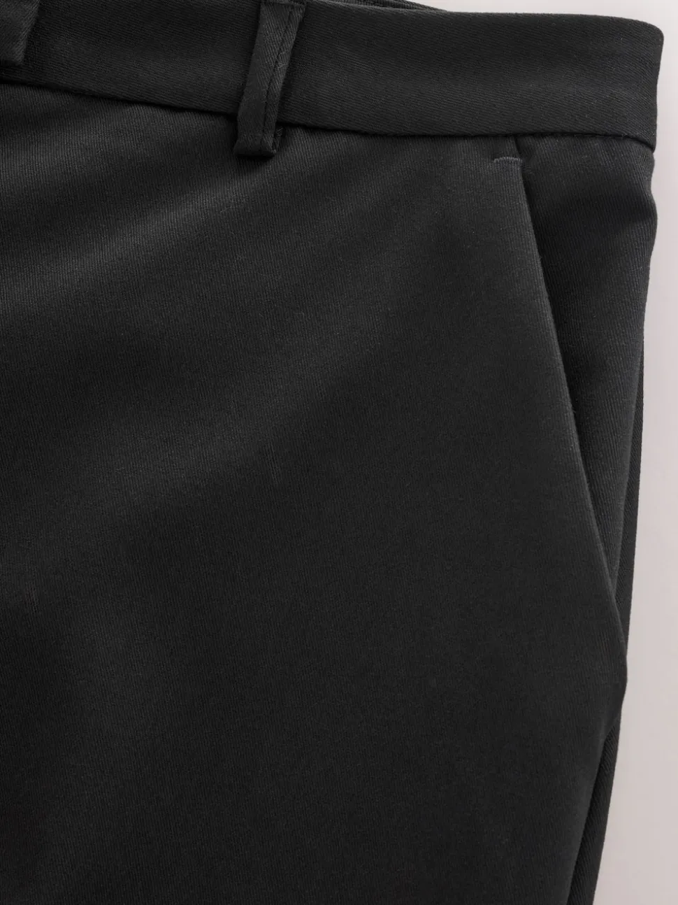 Zwart - Modieuze Hourglass broek met bootcut