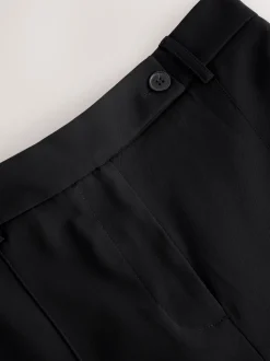 Zwart - Modieuze lange shorts