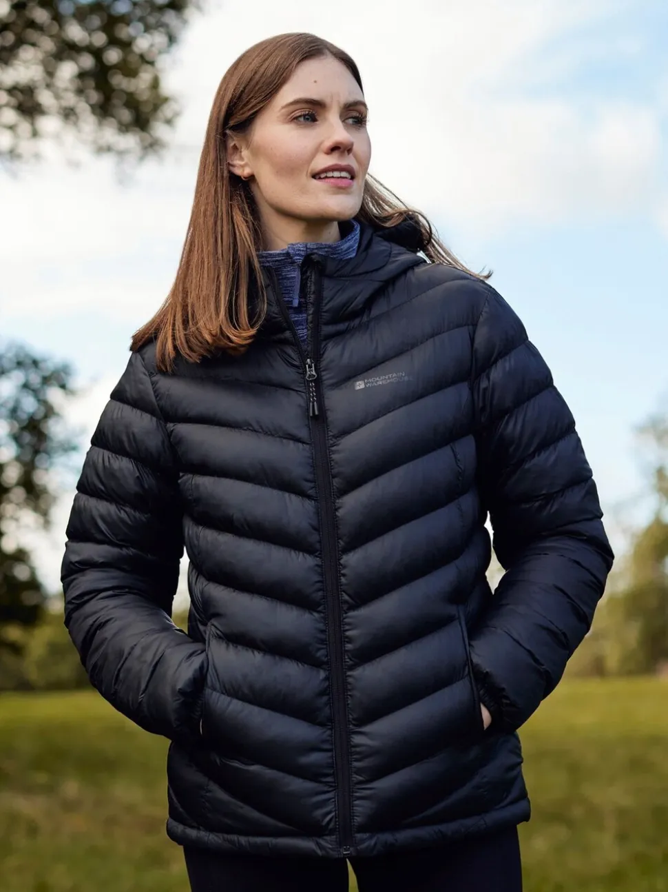 Zwart - Mountain Warehouse Seasons Womens Water-Resistant Padded Jacket