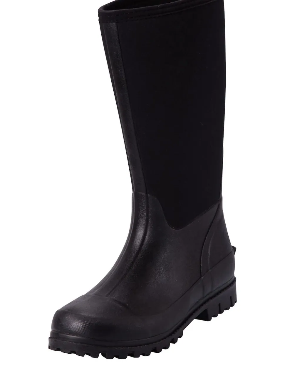 Zwart - Mountain Warehouse hoge waterbestendige Mucker laarzen met neopreen voor dames