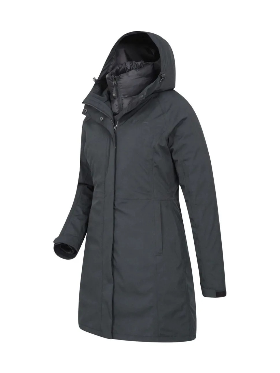 Zwart - Mountain Warehouse Womens Alaskan 3-In-1 Waterproof Long Coat