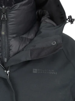 Zwart - Mountain Warehouse Womens Alaskan 3-In-1 Waterproof Long Coat