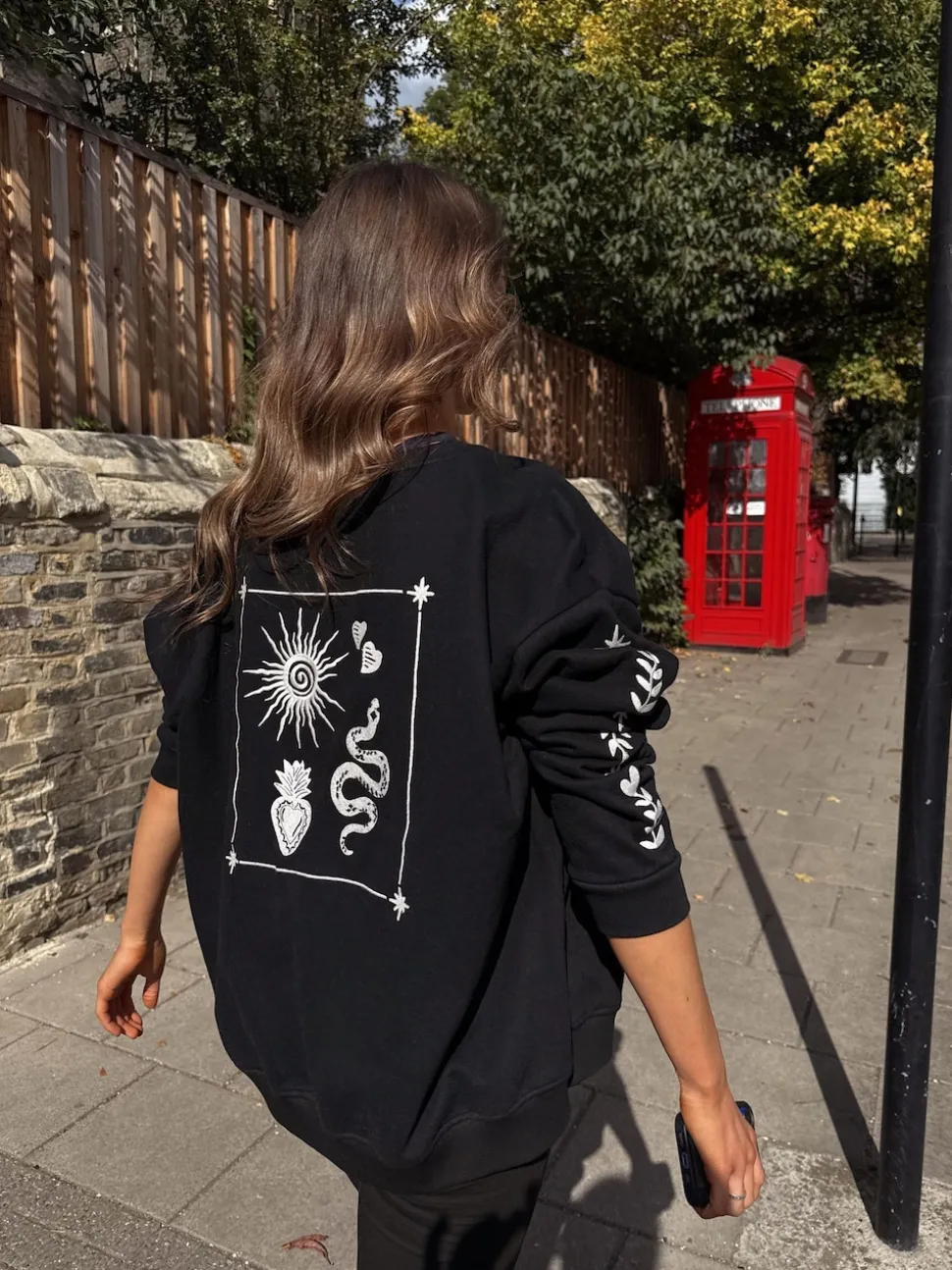 Zwart - Never Fully Dressed Embroidered Sweatshirt