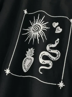 Zwart - Never Fully Dressed Embroidered Sweatshirt