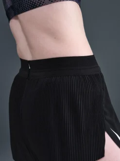 Zwart - Nike AeroSwift Dri-FIT ADV hardloopshorts met halfhoge taille en ingebouwde onderbroek, 3