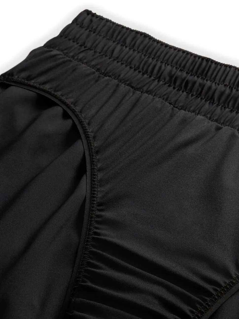 Zwart - Nike One Dri-FIT 3 inch short met halfhoge taille en geïntegreerde slip