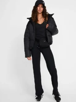 Zwart - Nike One hoge taille wijde pijp leggings