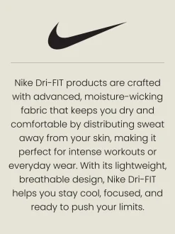 Zwart - Nike One Relaxed Dri-FIT top met lange mouwen